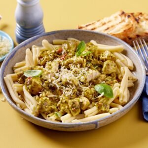 Pesto Chicken with Casarecce Pasta
